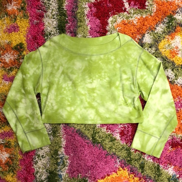 Free People Playa Pullover, Island Green XS - Picture 2 of 8